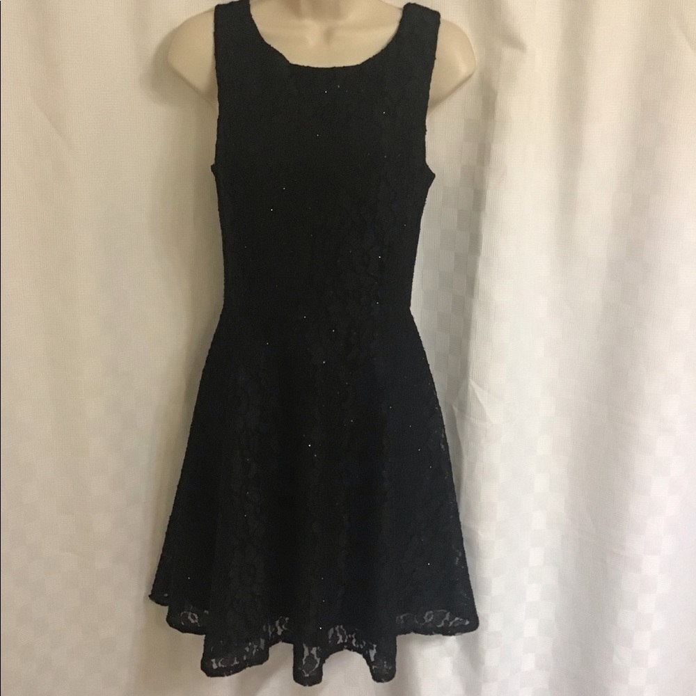 speechless lace and sequins little black dress - Picture 2 of 6
